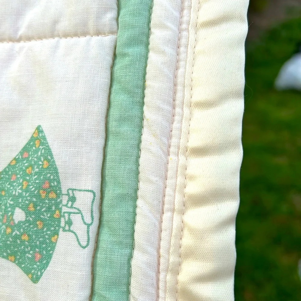 OOAK Handcrafted Quilt Baby Infant Toddler Sunbonnet Sue & Sam Holly Hobby